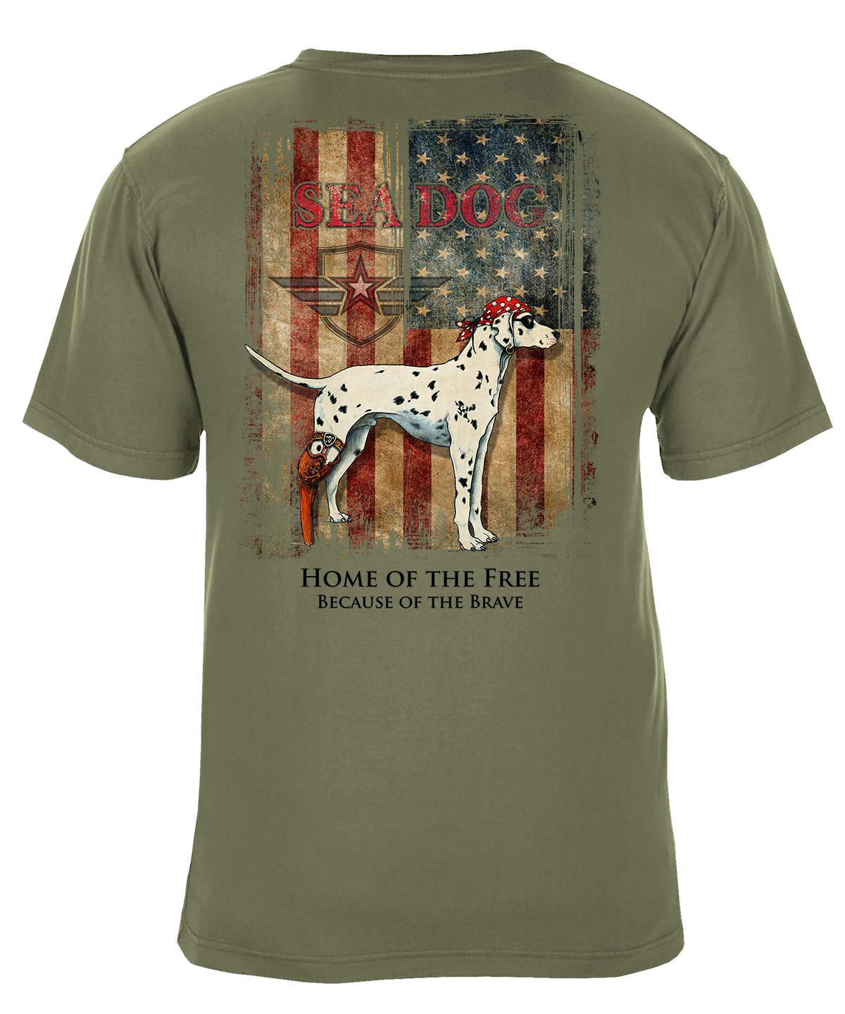 Grunge US Flag T-Shirt